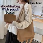 ショルダーバック ポーチ付き レデ�