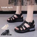 グルカサンダル 夏レディース厚底サンダル 歩きやすい 可愛い  編み込みサンダル ラウンドトゥ