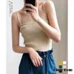 リブ ニットキャミソール サマーニ�