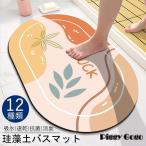 珪藻土 バスマット ソフト 柔らか  吸水速乾 マット 割れない  やわらかい 抗菌 防カビ浴室 滑り止め お風呂マット 足拭き水切り キッチン ノンアスベスト