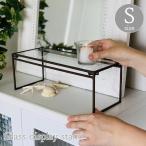  открытый подставка полки железный мелкие вещи класть настольный украшение экспонирование шт. стекло дисплей шт. подставка 