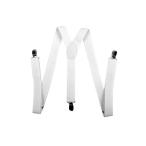  мужская мода бизнес правильный оборудование casual настройка возможность Y type подтяжки ширина 2.5cm# белый 