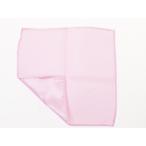メンズファション ビジネス カジュアル 光沢感 無地 ポケットチーフ ハンカチ#ピンク