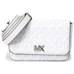 マイケルコース バッグ MICHAEL KORS コーティングキャンバス レザー モノグラム 2WAY クラッチ ウエスト ブライトホワイト 30T9SOXN1B