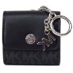 Yahoo! Yahoo!ショッピング(ヤフー ショッピング)マイケルコース エアーポッズケース MICHAEL KORS イヤホン bluetooth PVC レザー モノグラム ロゴ チャーム airpods ケース ブラック 35S2STVL0B