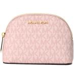 Yahoo! Yahoo!ショッピング(ヤフー ショッピング)マイケルコース コスメポーチ MICHAEL KORS レザー モノグラム ロゴ ミディアム コスメティック ポーチ ライトピンク 35T0GTVM2B