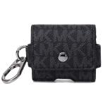 Yahoo! Yahoo!ショッピング(ヤフー ショッピング)マイケルコース エアーポッズケース MICHAEL KORS コーティングキャンバス モノグラム ロゴ airpods エアーポッズ クリップ ケース ブラック 36H0LHRL1B