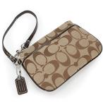 Yahoo! Yahoo!ショッピング(ヤフー ショッピング)コーチ 小物 COACH シグネチャー リストレット ポーチ カーキ×マホガニー 45659