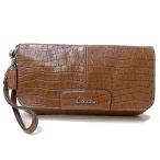 Yahoo! Yahoo!ショッピング(ヤフー ショッピング)コーチ 小物 COACH アシュレイ エンボスド クロック ラージ リストレット ポーチ チェスナッツ〔日本未発売〕 46305