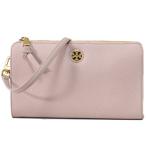 トリーバーチ バッグ TORY BURCH ペブルレザー ブロディ ウォレット クロスボディ 2way クラッチ 斜めがけ ショルダーバッグ ライトピンク 49123