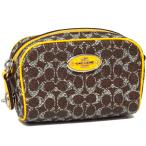 Yahoo! Yahoo!ショッピング(ヤフー ショッピング)コーチ コスメポーチ COACH シグネチャー コーテッド キャンバス スモール ボクシー コスメティック 化粧ポーチ イエロー 52528