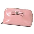 Yahoo! Yahoo!ショッピング(ヤフー ショッピング)コーチ コスメポーチ COACH パテント レザー リボン ターンロック コスメティック 化粧ポーチ ブラッシュ 53423