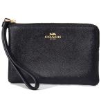 Yahoo! Yahoo!ショッピング(ヤフー ショッピング)コーチ マルチポーチ COACH レザー コーナー ジップ リストレット ポーチ ブラック 58032