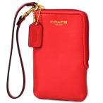 コーチ マルチポーチ COACH レガシー レザー ユニバーサル ケース レッド 66213