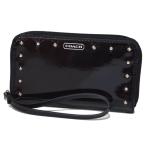 Yahoo! Yahoo!ショッピング(ヤフー ショッピング)コーチ マルチポーチ COACH パテントレザー スタッド ユニバーサル ケース ブラック 68070