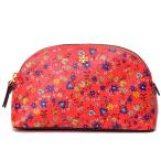 トリーバーチ コスメポーチ TORY BURCH レザー ラブ ディッツィー 花柄 フラワー フローラル コスメティックケース 小物 化粧ポーチ レッドマルチ 78647