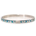 Yahoo! Yahoo!ショッピング(ヤフー ショッピング)コーチ ジュエリー COACH ティン シグネチャー バングル ティール 90639