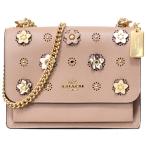 コーチ バッグ COACH クロスグレインレザー スムースレザー デイジー 花柄 リベット パンチング クレア 2way ショルダー バッグ トープマルチ 91143