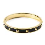 Yahoo! Yahoo!ショッピング(ヤフー ショッピング)コーチ ジュエリー COACH スクエアースタッド バングル ブラック×ゴールド 95816