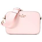 ケイトスペード バッグ katespade レザー マディソン ロゴ ミニ カメラ バッグ 2way クラッチ クロスボディ 斜めがけ ショルダーバッグ コンクピンク KC584