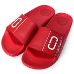 マークジェイコブス 靴 MARC JACOBS レザー ラバー DOUBLE J ロゴ バックル クーパー スポーツ サンダル レッド M9002033-600