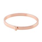 Yahoo! Yahoo!ショッピング(ヤフー ショッピング)ケイトスペード バングル katespade 真鍮 キュービックジルコニア ヘリテージ スペード シン メタル スペード バングル ブレスレット ローズゴールド WBRUH260