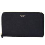 ケイト スペード 財布 katespade サフィアーノレザー キャメロン ラージ トラベル ウォレット ジップ アラウンド 長財布 ブラック WLRU5442