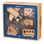 ショッピングANA ＡＮＡ全日空グッズ商品　木製ひこうきセットＡＮＡ