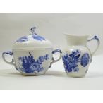ロイヤルコペンハーゲン　ブルーフラワーカーブ シュガーとクリーマーのセット