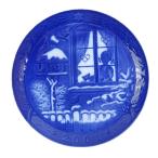 ( ликвидация товар )2001 Royal Copenhagen year plate Watching the Birds
