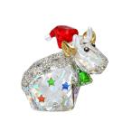 新入荷!! 2025限定品 スワロフスキー フィギュリン Mo Holiday サンタウシ 4.5cm