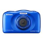 Nikon デジタルカメラ S33 防水 1317万画素 S33 ブルー S33BL