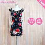 DIOH большой o-kyaba платье kyaba платье Mini платье платье Mini б/у платье цветочный принт жемчуг украшение снэки платье kyaba One-piece девушка из кабаре снэки платье 