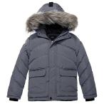 ZSHOW Boy s Hooded Winter Padded Coat Thick Fleece Lined Quilted Parka Wind