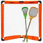 (1, Orange) - Franklin Sports Youth Lacrosse Goal and Stick Set