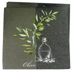 AVEVER 20-ct 13x13 Olive Napkins Fall Thanksgiving Paper Decoupage Cocktail