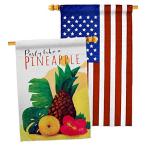 Angeleno Heritage Party Like Pineapple House Flag Pack Food Fruits Strawber