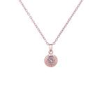 Ted Baker Women s Plated Elvina Enamel Mini Button Pendant Necklace (Rose G