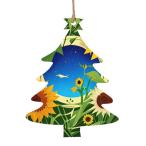 Christmas Decor,Crafts Pendant Christmas Tree, Angel, Snowman, and Bell Des