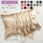 爆買 枕カバー シルク100% マクラカバー 50×76cm 2枚セット シルク 美肌 肌ケア 乾燥 保温 乾燥対策 保湿 美容 ピロケース 天然 シルクマクラカバー