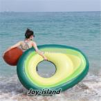 浮き輪 大人用 アボカド型 浮輪 フロート うきわ インスタ映え 大き目 大きい 水遊び 遊具 可愛い 夏 海 プール ビーチ おしゃれ 最安