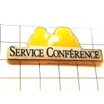  выгодная покупка значок.SERVICE-CONFERENCE* Франция ограничение булавка z* редкость . Vintage было использовано булавка bachi