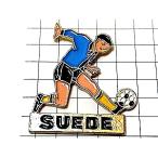 ピンバッジ・スウェーデン代表選手サッカー◆フランス