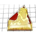  значок * bell four ru. лев изображение * Франция ограничение булавка z* редкость . Vintage было использовано булавка bachi