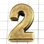  значок * цифра [2] античный латунь цвет bronze цвет булавка bachi номер номер DIGIT NUMBER #2 булавка z
