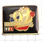 ピンバッジ・選挙特番テレビ局TF１◆フランス限定ピンズ◆レアなヴィンテージものピンバッチ