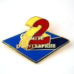 ピンバッジ・アンテナ２テレビ局TV数字◆フランス限定ピンズ◆レアなヴィンテージものピンバッチ