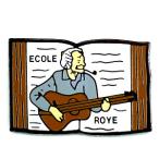 ピンバッジ・ブラッサンス歌手アコースティックギター楽器シャンソン音楽◆フランス限定ピンズ◆レアなヴィンテージものピンバッチ