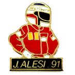  значок * Jean Alesi F1 Racer машина FERRARI ITALIA MARLBORO JEAN-ALESI FRANCE* Франция ограничение булавка z