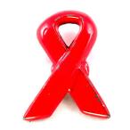  значок *HIV красный лента /a одежда nes лента красный * Франция ограничение булавка z* редкость . Vintage было использовано булавка bachi